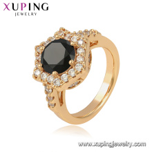 15317 xuping nouveau designer usine vente directe luxueux 18k plaqué or bague bijoux d&#39;importation de la Chine